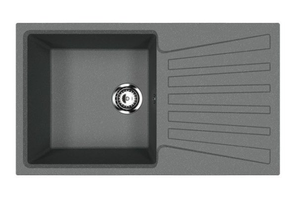 Inset sink with drainer ULGRAN u-700 343 83x48x19 cm