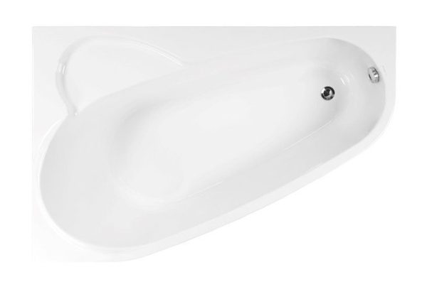 Wall-mounted bathtub VAGNERPLAST Selena VPBA163SEL3LX-04 Left 160x105 cm
