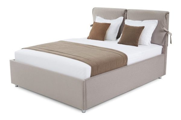 Bed with lifting mechanism Muza color gray-beige 180x200 cm