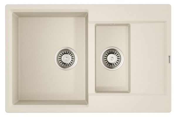 Inset sink with wing OMOIKIRI Daisen 78-2T-EV 4993532 78x51x23 cm