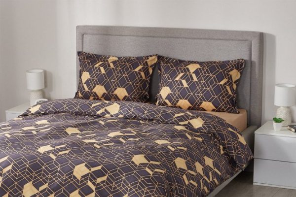 Bed linen set ESTUDI BLANCO Rudolfo Satin 150x215 cm, 1.5 sleeping