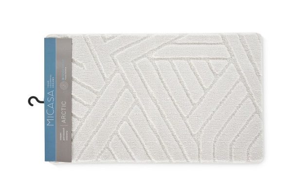 Bathroom rug Arctic 70x120 cm, Polyester