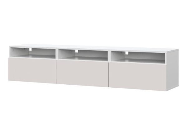 3n4c7hviwoxboy9prw2tdhuj1e4k02ey.jpg Cabinet Oscar Moon 180x40 with 3 drawers and 3 shelves, white / Santiago soft