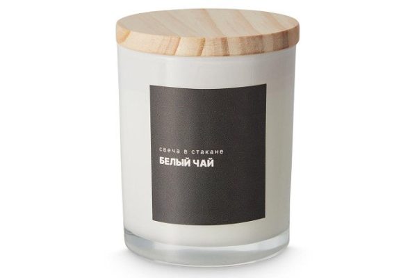 Candle in a glass 23HDL0829-C69 8 cm