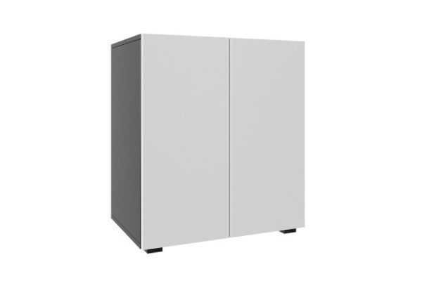 Children's chest of drawers Oscar Moon mini 60x66x39.6 cm, anthracite, talc