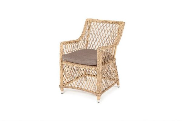 Armchair 4SiS Latte color straw