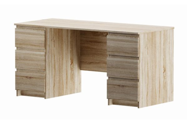 Desk Castor 6 drawers