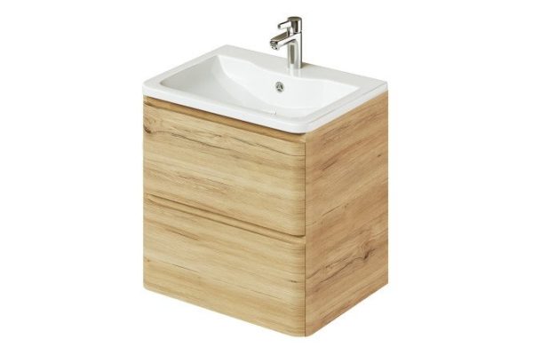 Hanging cabinet Roberto 59.2 cm, frame color mavella gold oak, facade color mavella gold oak