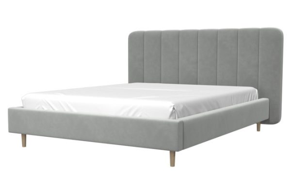 Bed with lifting mechanism Rino color gray