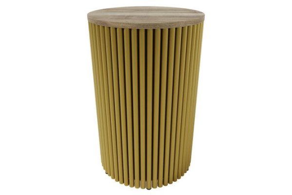 GENGLASS Trubis table with tubular base