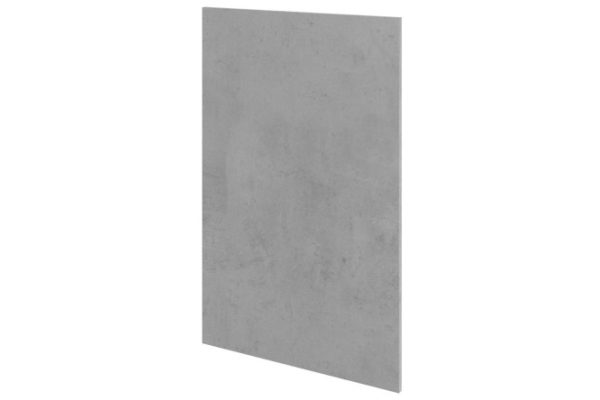 Decorative side wall Amika for wall cabinets, concrete 12.7x96 cm, color concrete