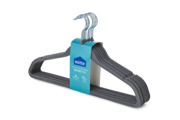Set of clothes hangers MITTE Velvet 10 pcs.