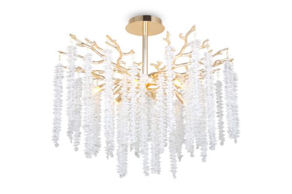Ceiling lamp FREYA Mineral 22 sq.m., 60x52x60 cm, G9