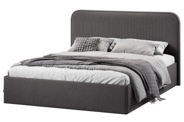 Tiffany bed frame graphite color