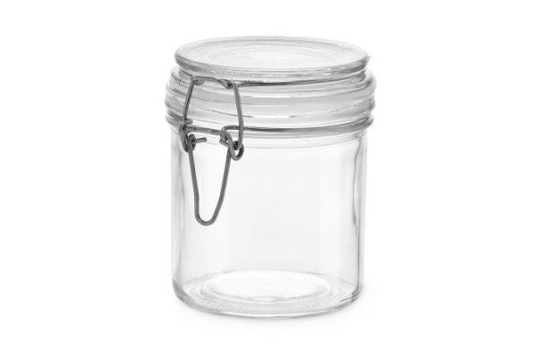Storage jar with lid BERKRAFT Honey 8x10x8 cm, 250 ml
