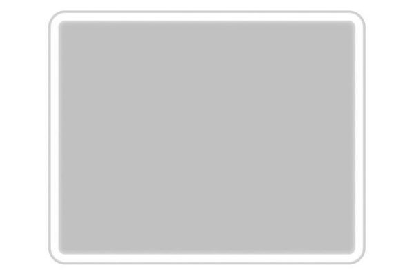 Illuminated mirror SPC-MAR-1000-800-LED-BTN 100x80x3 cm