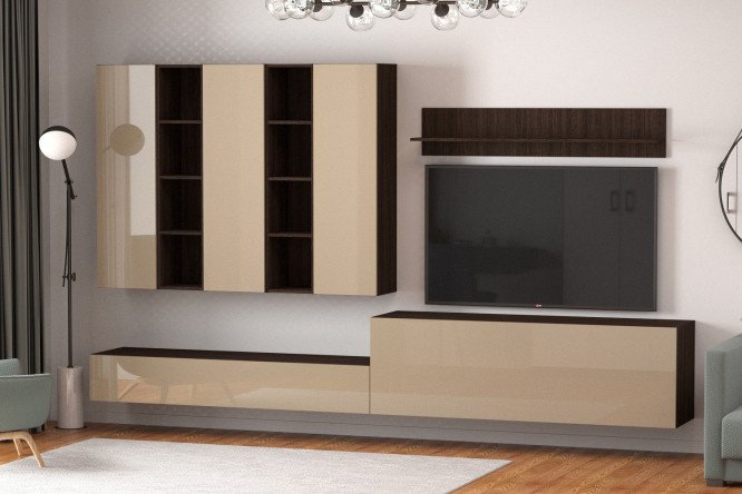 Furniture set Studio No. 7 oak Sonoma/macchiato