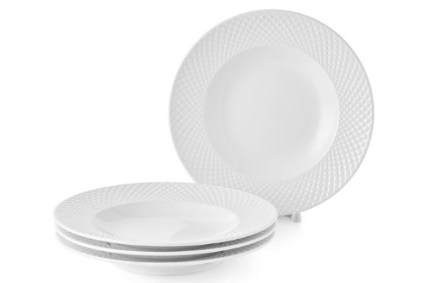 Set of soup plates Diamond Porcelain, 4 pcs.