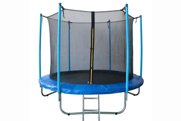 Trampoline AL-in244-blue with internal mesh 244x216x244 cm