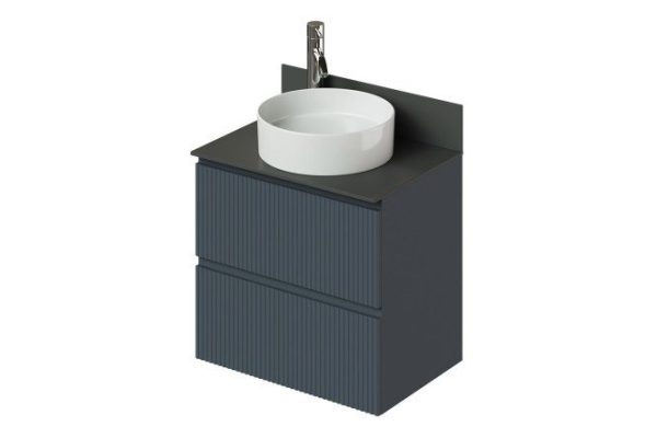 Hanging cabinet Kate 65 cm, frame color anthracite, front color anthracite