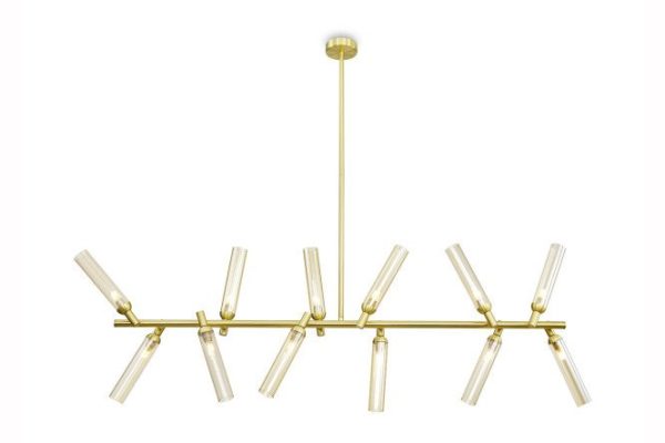 Hanging lamp FREYA Modern Borgy 24 sq.m., 134x106x13 cm, G9