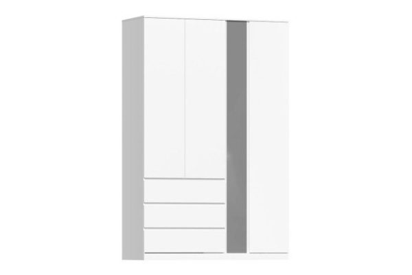 Varma hinged wardrobe with mirror