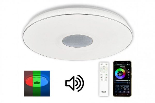 Ceiling lamp CITILUX Light Music 25 sq.m., LED, 60 cm