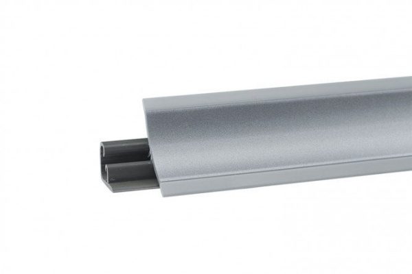 Skirting board KORNER LB-23-611 aluminum satin 300x2.3x2.3 cm