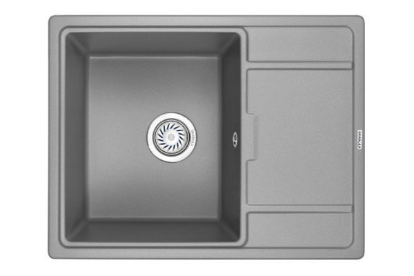 Inset sink with drainer GRANULA 6503 65x50x20 cm