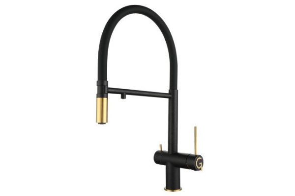 Kitchen mixer RIVELATO Adria 1523517 antracite oro