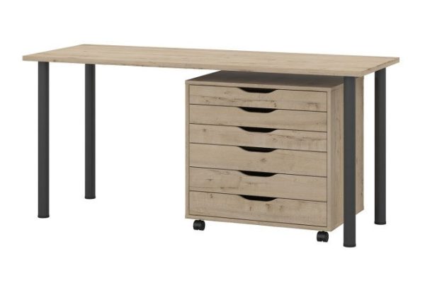 Desk Alexys 140 cm with cabinet
