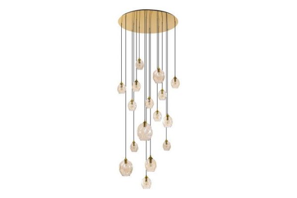 Hanging chandelier ST LUCE Barbell 32 sq.m., 116.5x413x116.5 cm