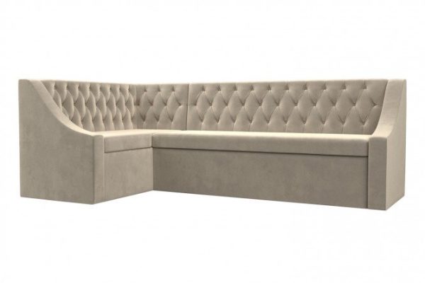 Kitchen corner sofa Liner with left corner, 202x88x132 cm