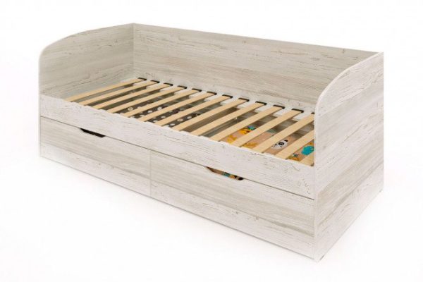 Bed Regatta-7 90x190 cm color winterberg