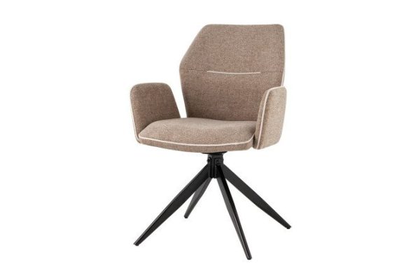 Helm swivel dining chair with armrests 59x86x61 cm