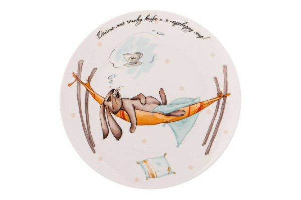 Lefard snack plate Happiness Is Porcelain, 20.5 cm