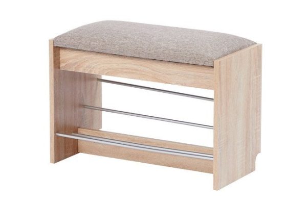 Cabinet TP-5, Sonoma oak legs, gray upholstery