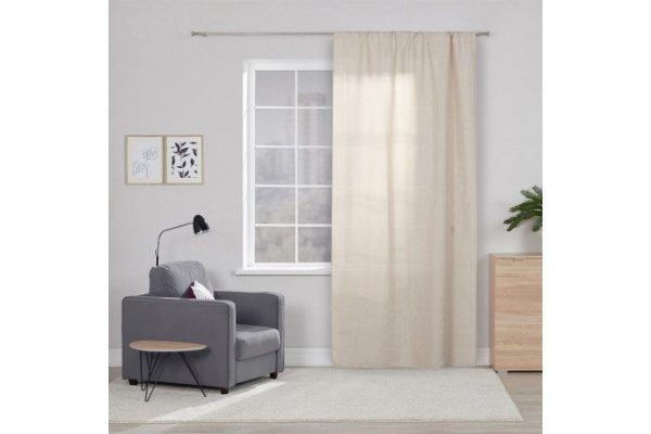 Ribbon curtain MICASA Kosett 144x280 cm, 1 piece, color Beige