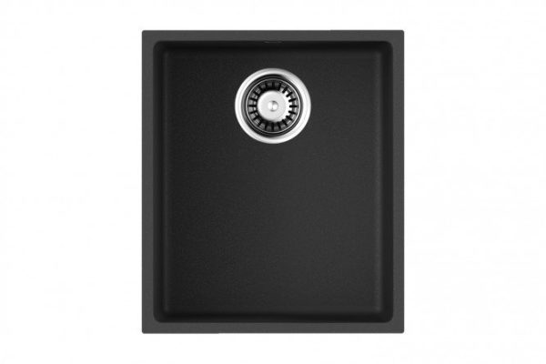 Inset sink OMOIKIRI Bosen 38-U-BL 4993157, black 38x44x20 cm