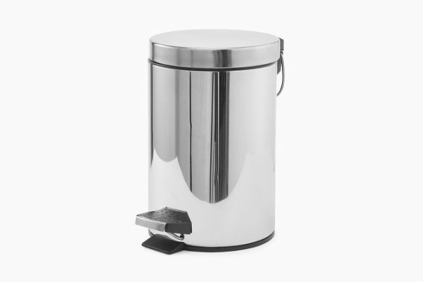 Waste bin with lid BERKRAFT Basic 16x24.5x22 cm, 3 l