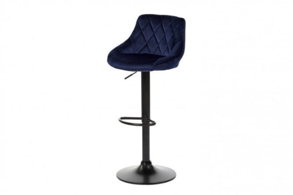 43fa23f1dadfa408fd1fb9682285723a.jpg Bar stool Saloon 48x86x49 cm, color dark blue, black