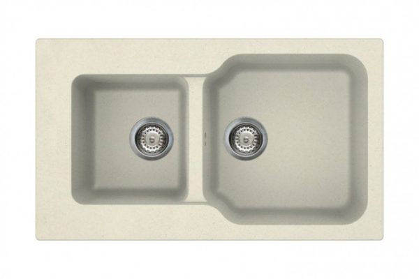 Inset sink OMOIKIRI Maru 86-2-BE 4993285, vanilla 86x50x19 cm