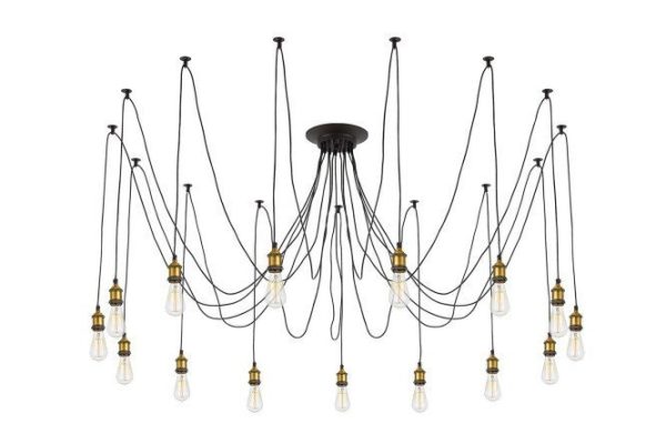 Chandelier CITILUX Edison 53 sq.m., E27