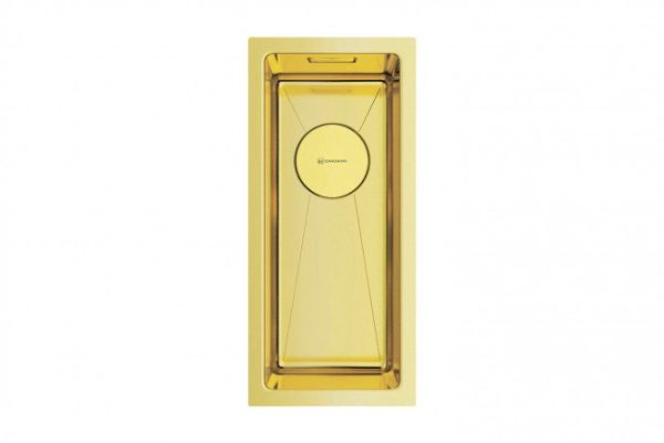 Inset sink OMOIKIRI Taki 20-U/IF-LG 4973091, light gold 20x44x18 cm