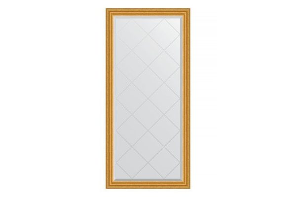 Wall mirror with engraving in a baguette frame EVOFORM BY 4259 antique gold 72x155 cm