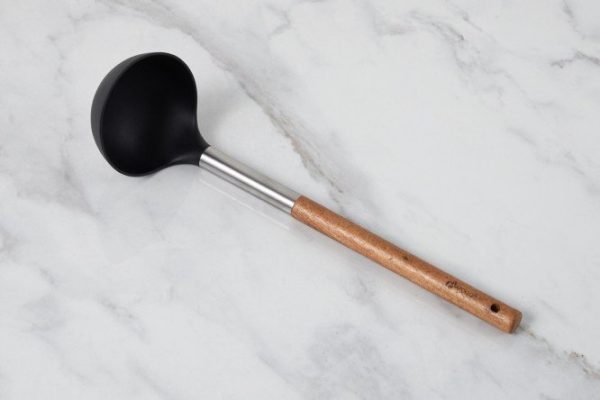 Ladle Acacia Stainless steel