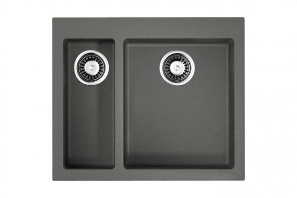 Inset sink OMOIKIRI Bosen 59-2-PL 4993224, platinum 59x50x20 cm