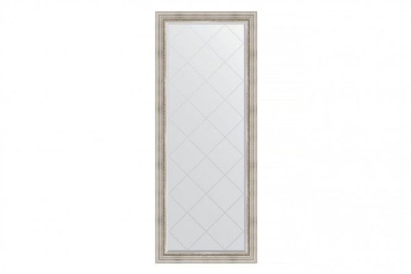 Floor mirror with engraving in a baguette frame EVOFORM BY 6318 Roman silver 81x201 cm
