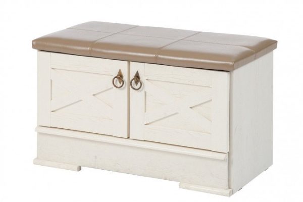 Cabinet with pouf Olivia 85.2x51x44 cm