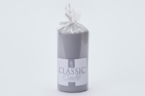 Velvet candle 15 cm, 1 pc.